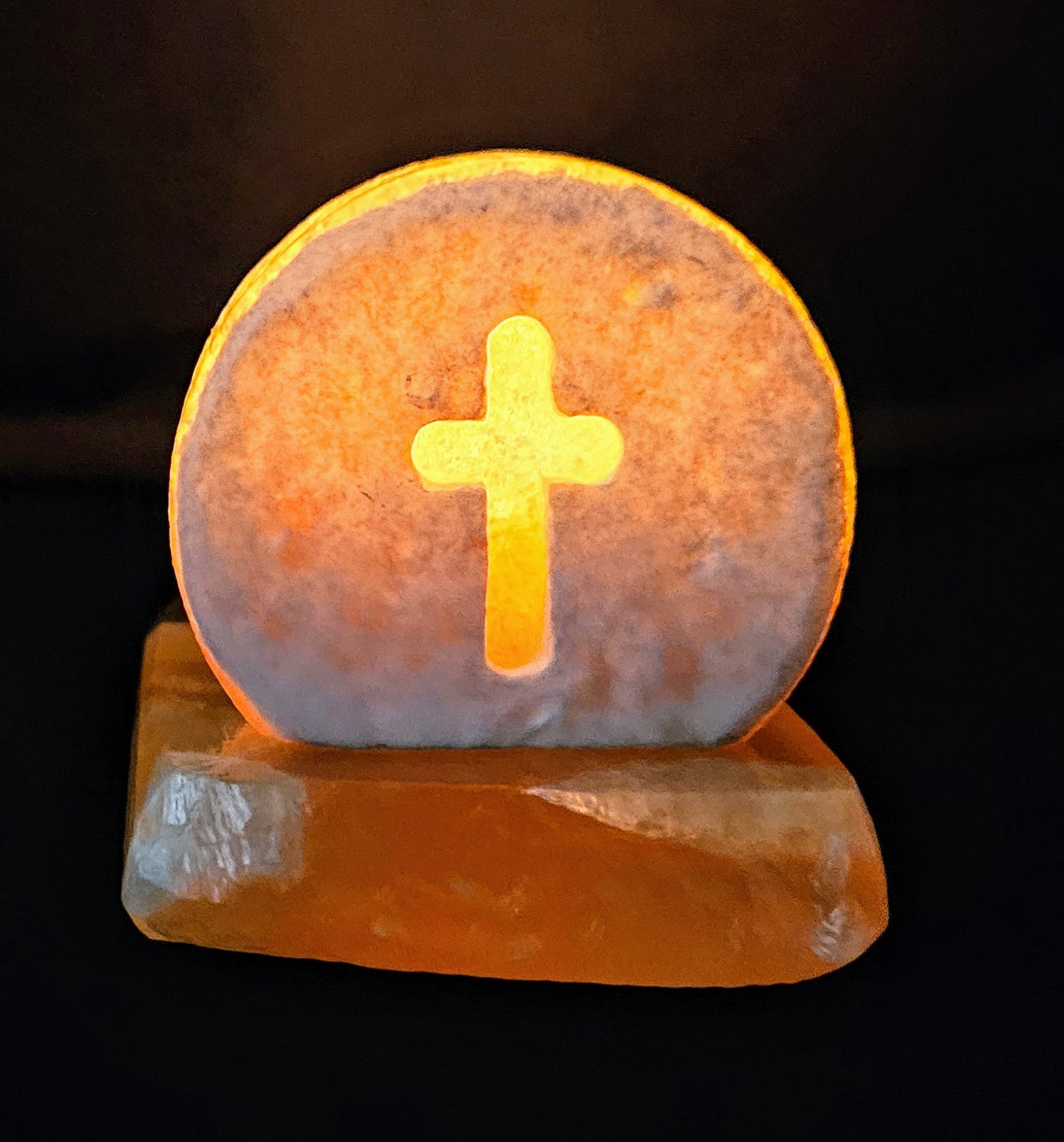 Coin Cross with Tea Light